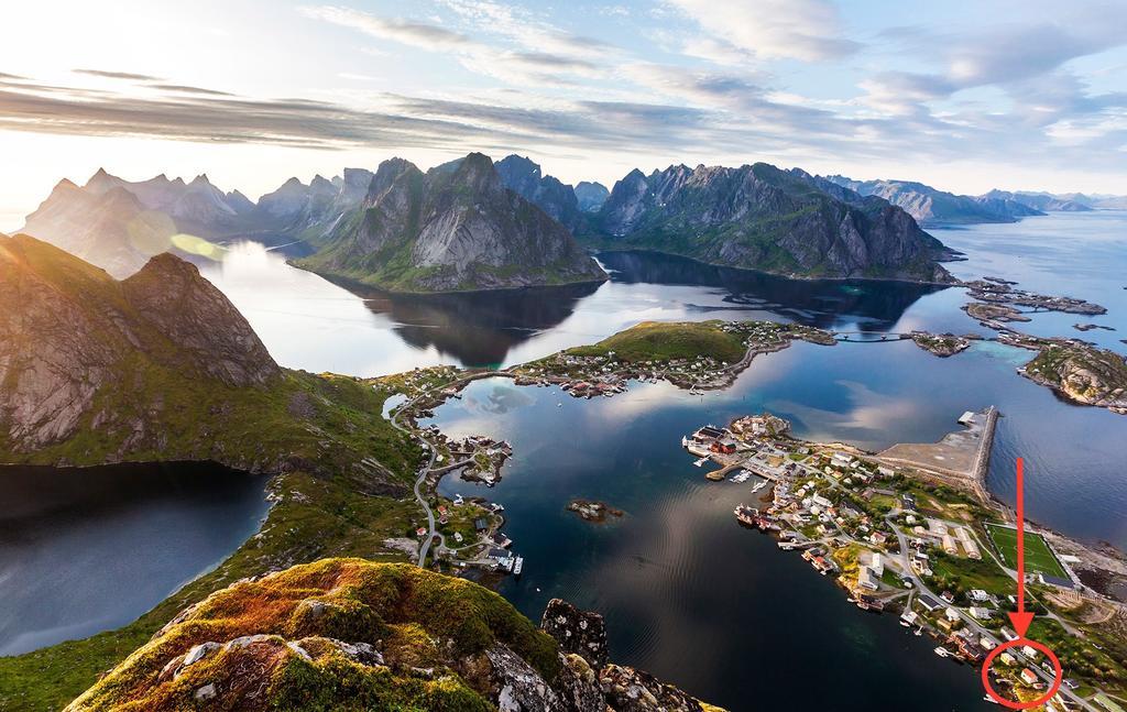 Reine Retro Villa - Cozy Villa With A Fantastic View Bagian luar foto
